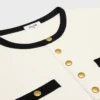 Cropped T-Shirt in Cotton Jersey Cropped T-Shirt in Cotton Jersey