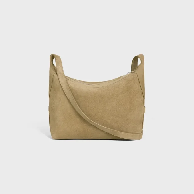 Crossbody Bag Harry in Suede Calfskin Crossbody Bag Harry in Suede Calfskin