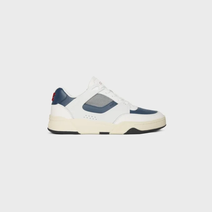 Ct-09 Trainer Sneaker in Calfskin and Mesh