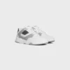 Ct-09 Trainer Sneaker in Calfskin and Mesh