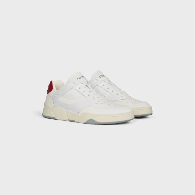 Ct-09 Trainer Sneaker in Calfskin and Mesh