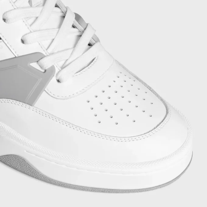 Ct-09 Trainer Sneaker in Calfskin and Mesh