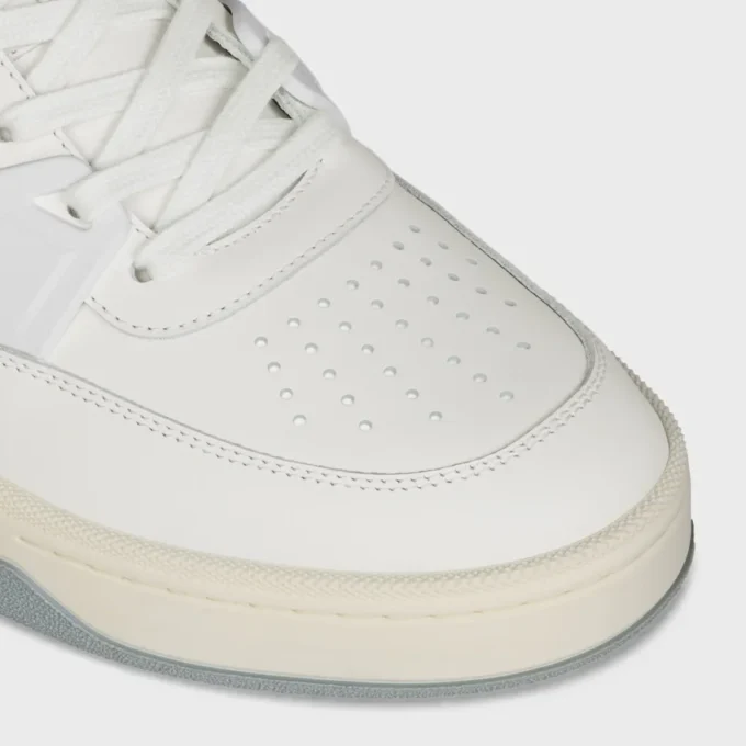 Ct-09 Trainer Sneaker in Calfskin and Mesh