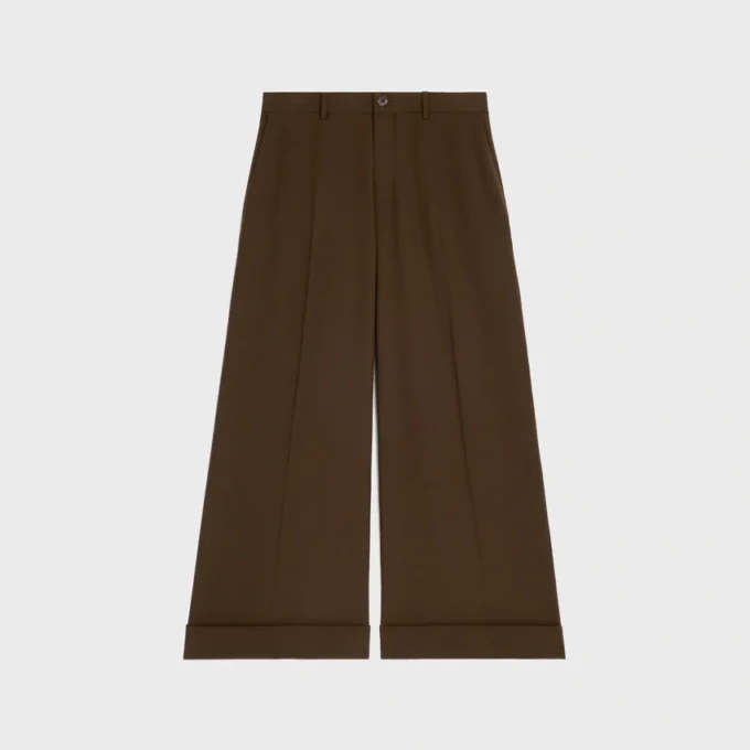 Docks Trousers in Stretch Wool Gabardine