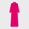 Dress in Acetate Silk Crepe