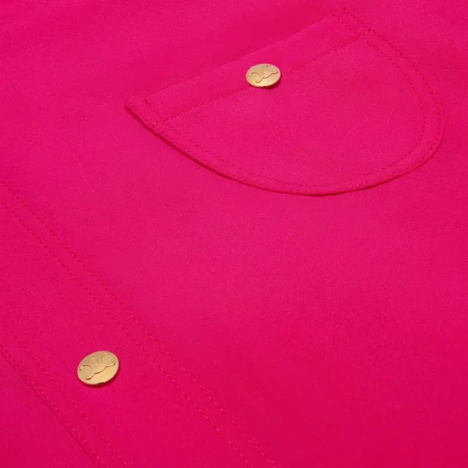 Dress in Acetate Silk Crepe