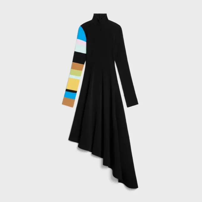 Dress in Double-Face Viscose Dress in Double-Face Viscose