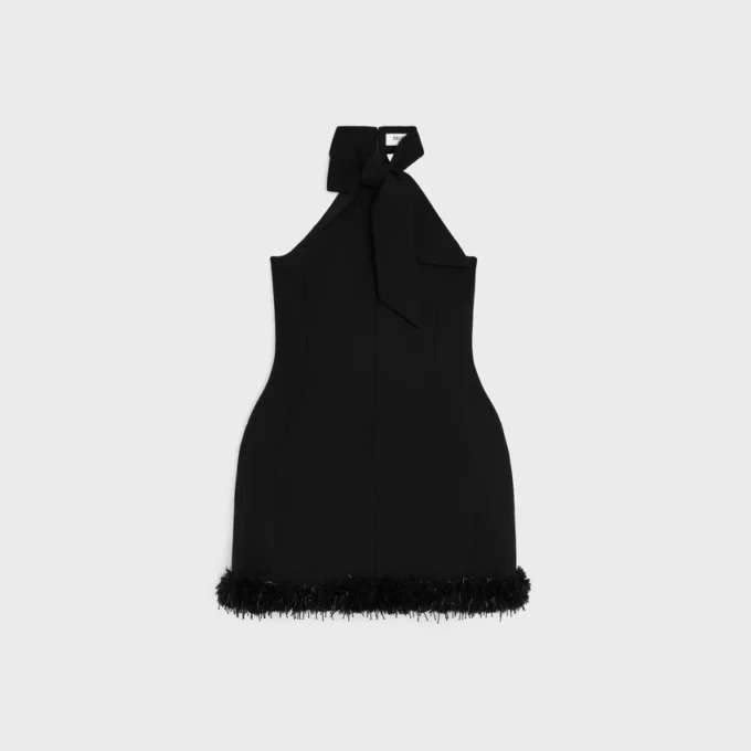 Dress in Tricotine Wool Dress in Tricotine Wool