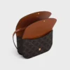 Duo Wallet on Strap in Triomphe Canvas and Calfskin Duo Wallet on Strap in Triomphe Canvas and Calfskin