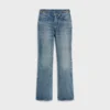 Dylan Flared Jeans with Signature in Cotton Denim Dylan Flared Jeans with Signature in Cotton Denim