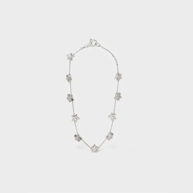 Etoile Celine Multi Stars Bracelet in White Gold and Diamonds Etoile Celine Multi Stars Bracelet in White Gold and Diamonds