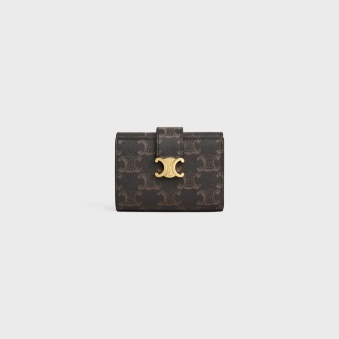 Fine Strap Wallet Nino in Triomphe Canvas