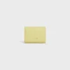 Fine Wallet Triomphe Stamp in Supple Grained Calfskin