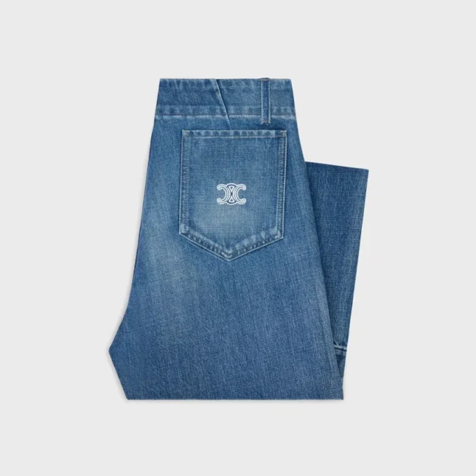 Flare Jeans 002 in Lightweight Cotton Denim Flare Jeans 002 in Lightweight Cotton Denim