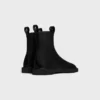 Flow Zipped Boot in Stretch Lambskin