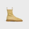 Flow Zipped Boot in Stretch Suede Lambskin