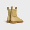 Flow Zipped Boot in Stretch Suede Lambskin
