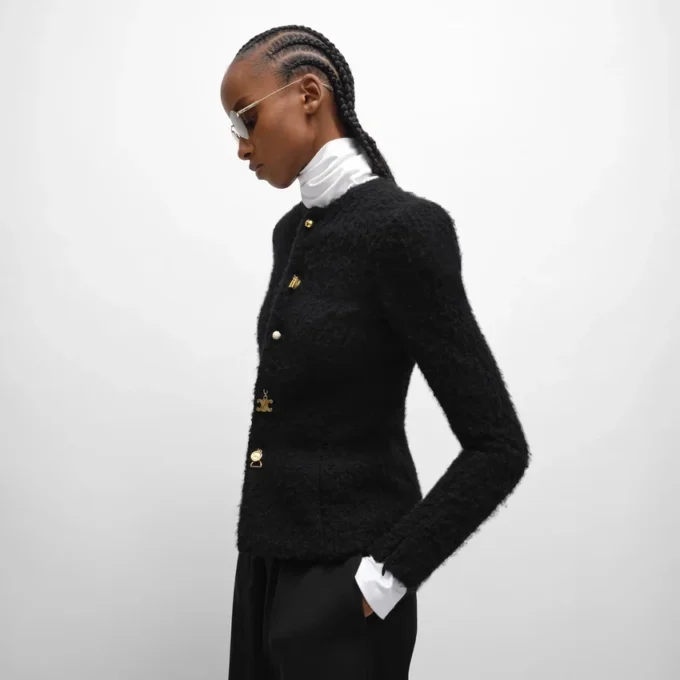 Jacket in Cashmere and Wool Natta