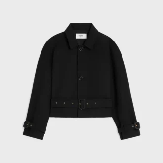 Jacket in Cotton and Wool Gabardine Jacket in Cotton and Wool Gabardine