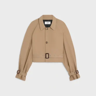 Jacket in Cotton and Wool Gabardine Jacket in Cotton and Wool Gabardine