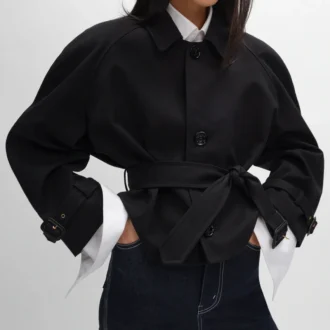 Jacket in Cotton and Wool Gabardine Jacket in Cotton and Wool Gabardine