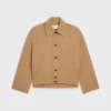 Jacket in Cotton Wool Gabardine