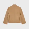Jacket in Cotton Wool Gabardine
