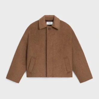 Jacket in Double-Face Cashmere and Camel