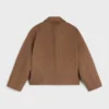 Jacket in Double-Face Cashmere and Camel