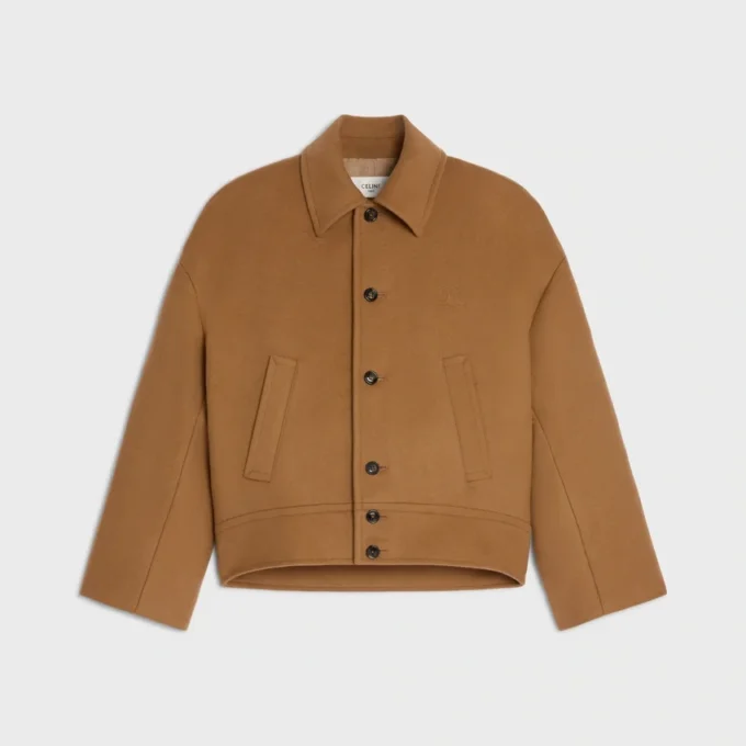 Jacket in Double-Face Wool Cashmere