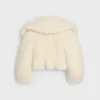Jacket in Fluffy Wool
