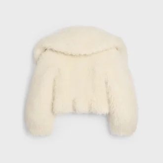Jacket in Fluffy Wool Jacket in Fluffy Wool