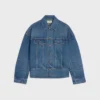 Jacket in Rigid Denim