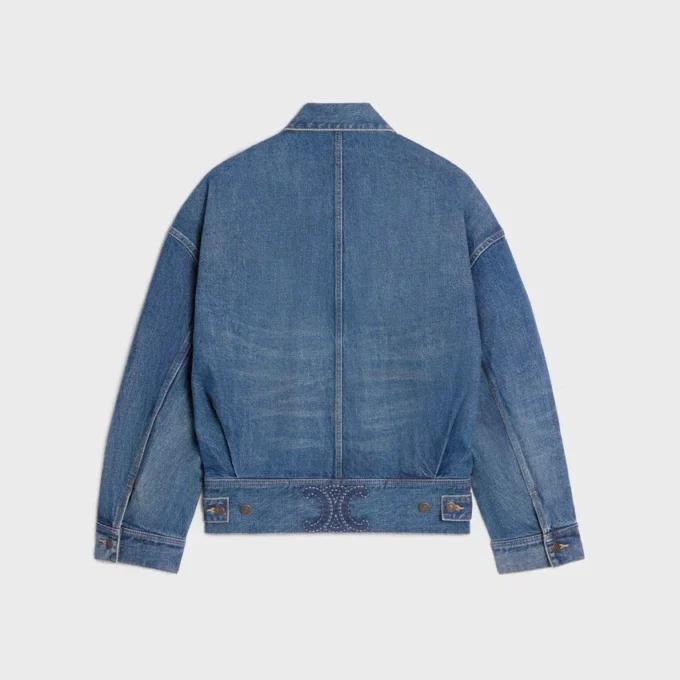Jacket in Rigid Denim