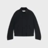 Jacket in Wool and Cotton Gabardine