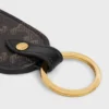 Key Holder in Triomphe Canvas and Calfskin Key Holder in Triomphe Canvas and Calfskin