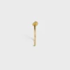 Knot Extra-Thin Bracelet in Brass with Gold Finish