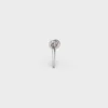 Knot Ring in Brass with Rhodium Finish