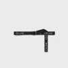 Large 30Mm Double Ring Belt in Jacquard Textile and Calfskin