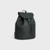 Large Backpack Folco in Grained Calfskin