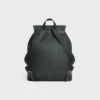 Large Backpack Folco in Grained Calfskin