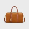 Large Boston in Suede Calfskin