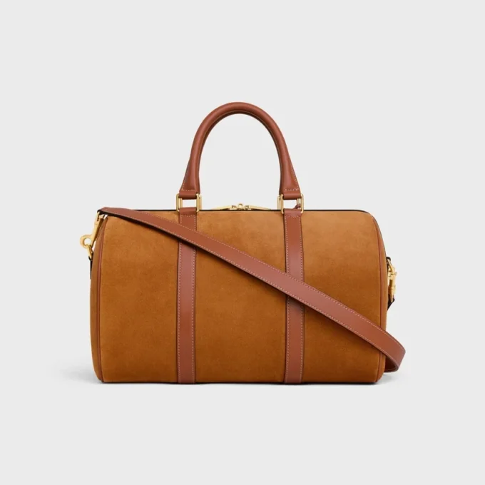 Large Boston in Suede Calfskin