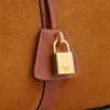 Large Boston in Suede Calfskin