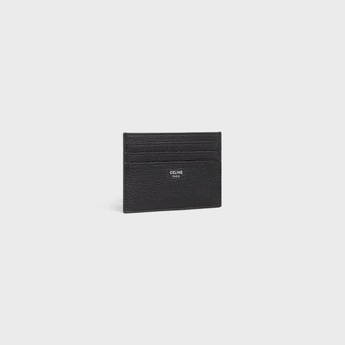 Large Card Holder in Grained Calfskin