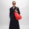 Large Drop Bucket Bag in Jacquard C Sulky Textile