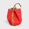 Large Drop Bucket Bag in Jacquard C Sulky Textile