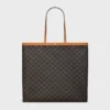 Large Flat Shopper in Triomphe Canvas Large Flat Shopper in Triomphe Canvas