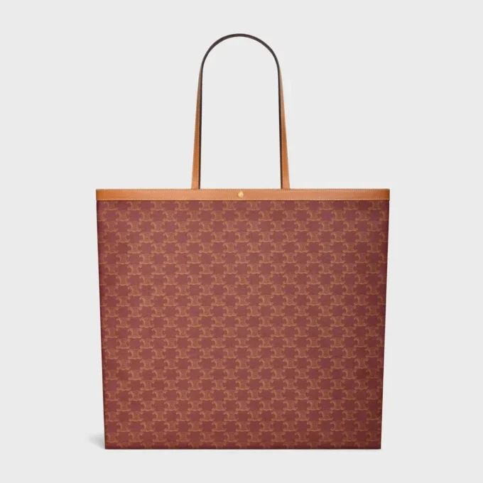 Large Flat Shopper in Triomphe Canvas Large Flat Shopper in Triomphe Canvas