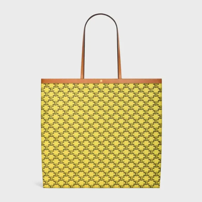 Large Flat Shopper in Triomphe Canvas Large Flat Shopper in Triomphe Canvas